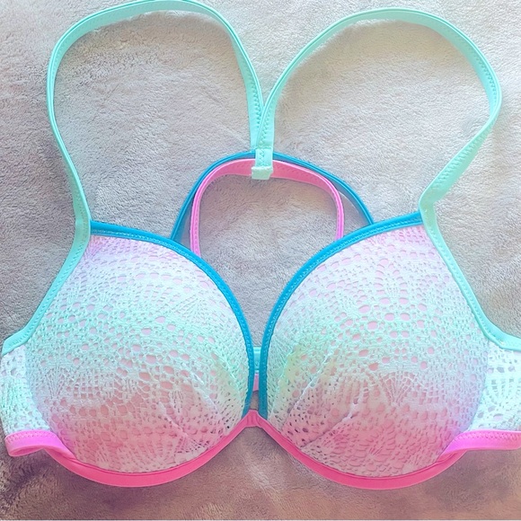 Victoria's Secret Other - Victoria’s Secret Bikini Top 32DD Fabulous Padded